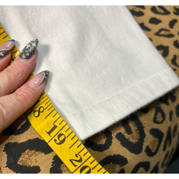 NEW M. Rena Women's White Cropped Tummy Tuck Control‎ Top Seamless Leggings, OS - Picture 6 of 6